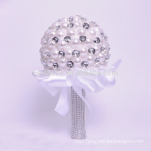 Crystal pearl beading wholesales artificial beautiful wedding bouquet